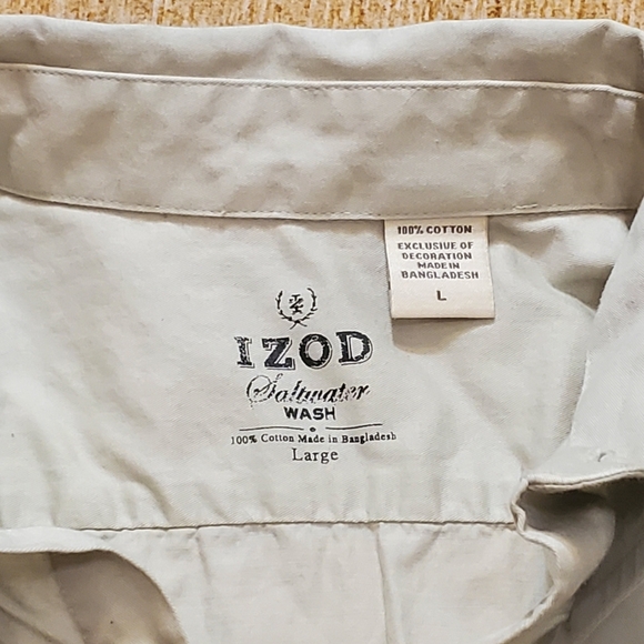 IZOD Men's Large Long Sleeve Button Down - Picture 5 of 7